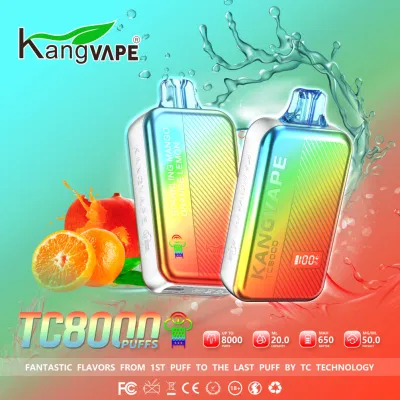 Kangvape Temperature Control 8000 Puffs 650mAh Rechargeable Battery Miami Mint Disposable Vape