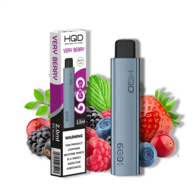 Wholesale Vape Pen Ecig OEM ODM Available Sample 2% 600 Puff From Hqd Factory 1688 Ske Crystal