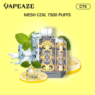 Orion Bar 7500 Puff Rechargeable Mesh Coil Adjustable Airflow 5% Nicotine Lost Vape Electronic Cigarette Wholesale Disposable Vape