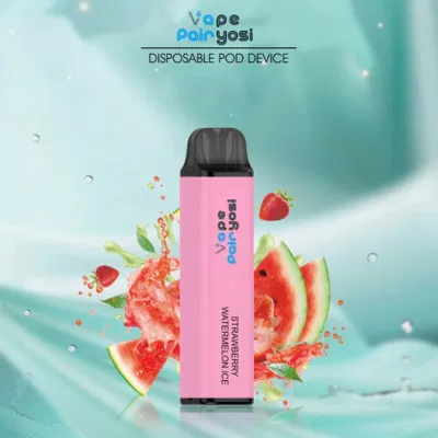 Factory Custom 3000 Puffs Cube Disposable Vape with 0mg Nicotine Free E-Liquid Flavour
