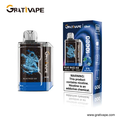 Grativape Gbot 10000 Puffs 5% Nic Vape to The Future 650mAh Disposable Elf E-Cigarette OEM&ODM Original Factory Wholesale Vape