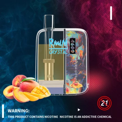  New Transparent Design Original Disposable Vape 4600 Puffs Randm Crystal Vapor Pod