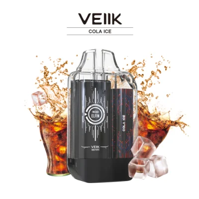 1800 Puff Mesh Coil Transparent Disposable Pod with Flat Mouth