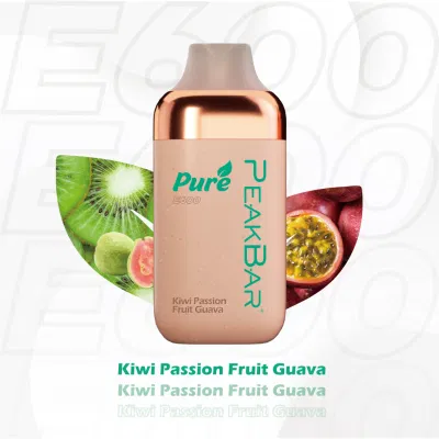 Peak Bar Registered Tpd Vape China Factory Wholesale Fruits Electronic Cigarette Batter Quality 600 Puffs Electronic Cigarette Disposable Vape