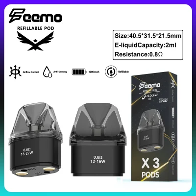 2023 Top Model E-Cigarettes Feemo Falcon in Stock Accept OEM ODM Vape Vs Uwell Voopoo Disposable Vape Pen Mod