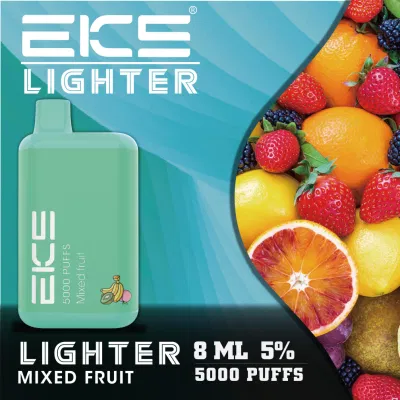 2023 China Factory High Quality Eks Lighter 8ml 5000puff Disposable Rechargeable OEM Custom Manufacturers Wholesale Vape Bc5000 EGO Electronic Vape