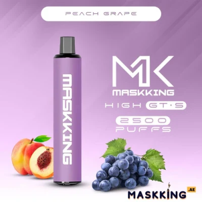 Maskking High Gts 2500 Big Puffs 1500mAh Battery Disposable Menthol Vape