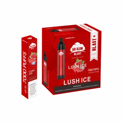 Shenzhen Factory Price 16.0ml Cartridge Rechargeable 7000puffs Electronic Cigarette Air Blast Disposable Vape