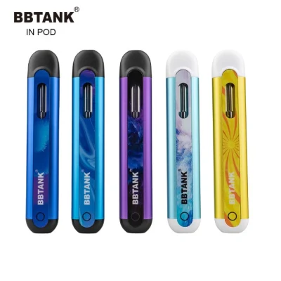 Newest 2ml Empty Pod Bbtank Ceramic Cartridge 2ml Vape Pen Kit