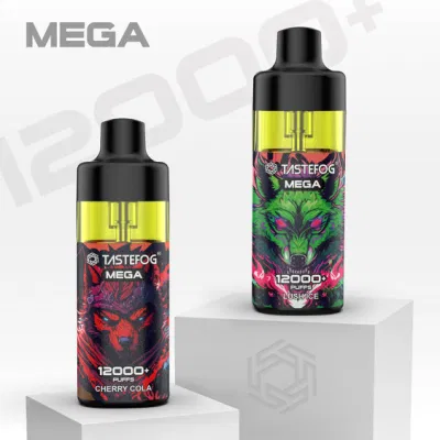 12 Flavors Factory Wholesale 12K Tastefog Mega 12000 Puffs Disposable Electronic Cigarette Wholesale I Vape