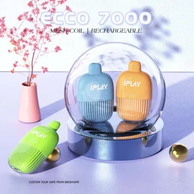 Zbood Customize Warship Gold Edition LED Screen Wdg Bang King Pod Iplay Ecco 7000 Puff Disposable Vape