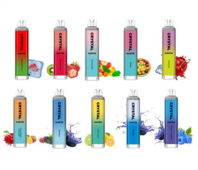 Alibaba Puff Distributors Sunfire Crystal 7000 Puff Disposable Vapes 7K Poland UK Netherlands Electronic CIGS Custom Logo Vape Vaper Wholesale Craystal Vape