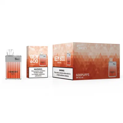 UK Popular Skey Vape Crystal Vape Box Gem 600 Puffs 2% Nic Salt UK Tpd Vs Amare Crystal One Disposable E-CIGS