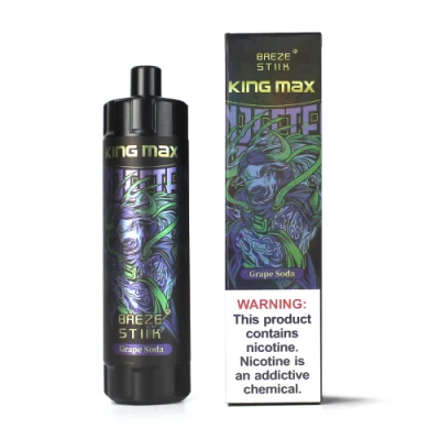 Breze Stiik King Max 10000 Puffs Disposal Vape or Electronic Cigarette 20ml Oil Juice Mesh Coil OEM ODM E Cigarette Vs Randm Tornado 10000 Vapes