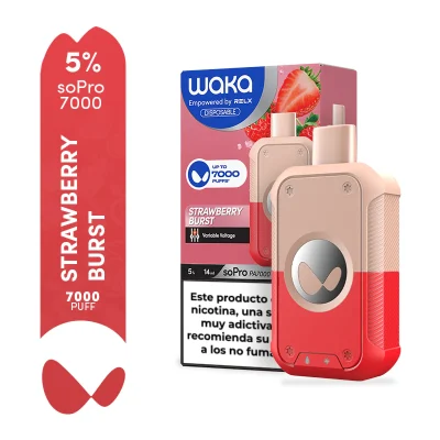 Hot 100% Original Randm Tornado 9000 Puffs Waka Sopro PA 7000 Puffs E Cigarette Mesh Coil Airflow Adjustable Rechargeable Great Fruits Flavors Disposable Vape