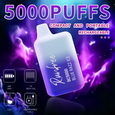 Wholesale Authentic Code Ultra Empty Vape Mesh Coil Ultra Pure Taste E Hookah Charger 5000 Puffs Wape