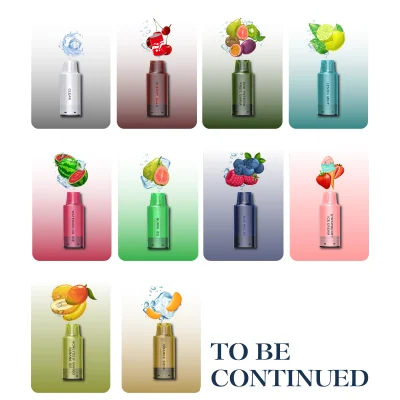 Europe New Trend Transparent Vape Pods Kit Airflow Adjustable Rechargeable Disposable Vape Pod