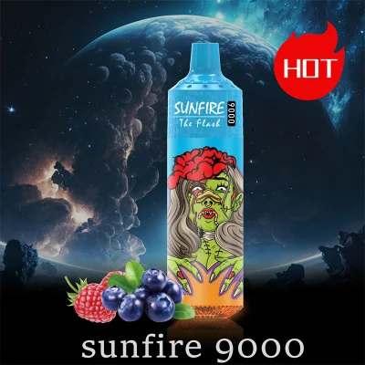 Puffs Bar Original E Cigarette Sunfire 9000puffs Disposable Vapes Pen Pods 18ml Prefilled Mesh Coil 600mAh Rechargeable Battery Vaporizer Puffs RM Tornado
