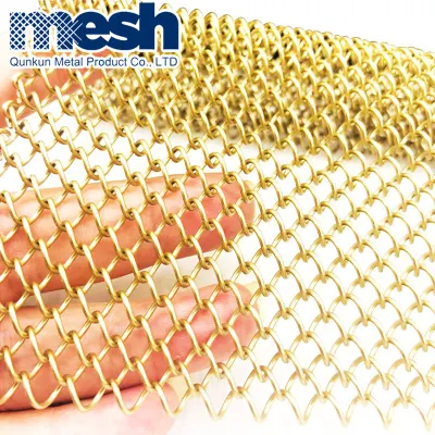 Architective Metal Mesh Curtain Coil Drapery