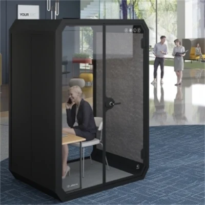 Hot Sale Office Furniture Meeting Acoustic Soundproof Phone Booth Privacy Pod Transparent Home Office Pod