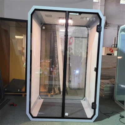 Hot Sale Office Furniture Meeting Acoustic Soundproof Phone Booth Privacy Pod Transparent Home Office Pod