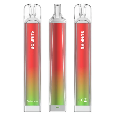 2023 Crystal Tpd 2ml Pod 600 Puff Disposable Vape Crystal Tank with RGB Light