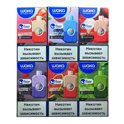 Hot 100% Original Randm Tornado 9000 Puffs Waka Sopro PA 7000 Puffs E Cigarette Mesh Coil Airflow Adjustable Rechargeable Great Fruits Flavors Disposable Vape