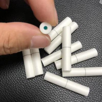 Blue Ice Capsule Slim Smoking Cotton Filter Tips with Holes D8mm L35/40mm