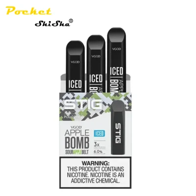 Vgod Stig Disposable Vape with 9 Colors Pod Device 3PCS/Pack