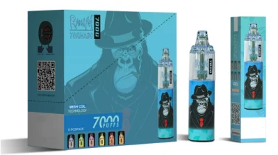 Randm Tornado 7000 Puffs Disposable Vape Pen E Cigarette with Airflow Control Mesh Coil 850mAh Rechargeable