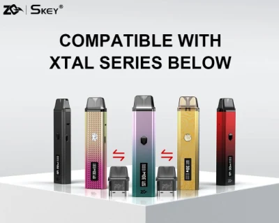 Skey Zq Xtal PRO Open Refillable 2ml Empty Pod Vape Kit