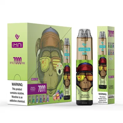 Original Gorilla Vape Imini Vape 7000 9000 12K P Disposable Vapor Pen Electronic Cigarettes 15ml Pod 6 Glowing Colors Air-Adjustable Thailand Vapor Pod Oil Core