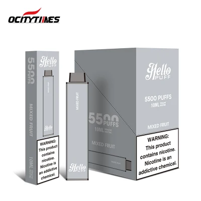 5000 Puffs Hot Selling Disposable Vape 10 Ml Big Capacity 5% Nicotine Rechargeable Electronic Cigarette