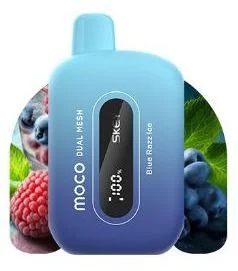 9000puffs dual mesh coil with OLED screen Skey MOCO wholesale i vape