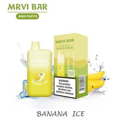 Mrvi Bar 8000 Puff Logo Zbood 7000/7200/8000/9000 Df8000 Imini Pi 9000 Tobacco E Cigarette Dispsoable Vape