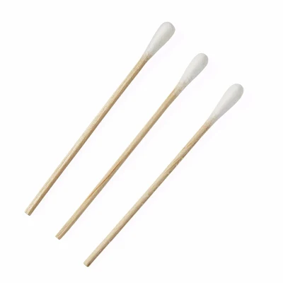 High Quality 100% Pure Cotton Sterilize Cotton Swab White Medical Absorbent Cotton Tips