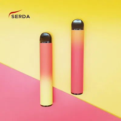 2021 Serda Wholesale Vape Factory 2000puffs Square 3+3ml Disposable Vape