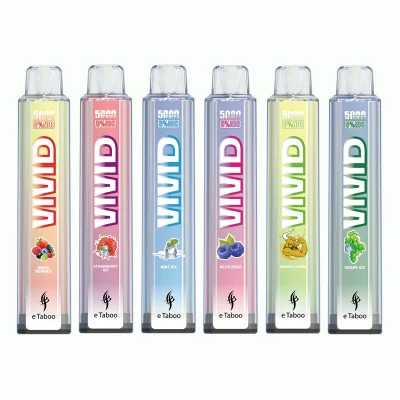 Original Mesh Coil RGB Glowing Can Turn off The Light Etaboo Vivid 5000 Puffs Disposable Vape
