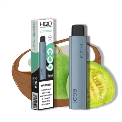 Wholesale Vape Pen Ecig OEM ODM Available Sample 2% 600 Puff From Hqd Factory 1688 Ske Crystal