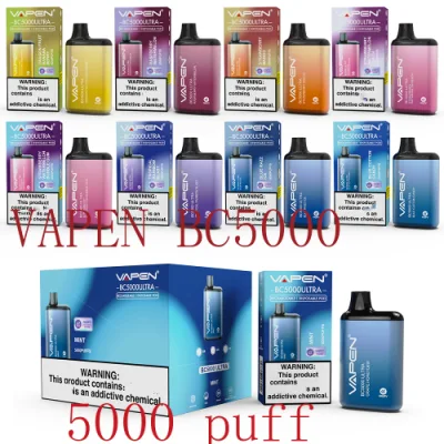  Vapen Ultra Bc5000 World Rechargeable Type-C E- Cigarette Starter Kits Pod Device Metallic Gradident 13ml Pre-Filled Wholesale Vape Pen 5000 Puffs
