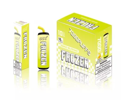 Hot Sell Original E-Cigarette Oly Frozen 7000 Puffs Pod Cola Bar Disposable Vape Kit