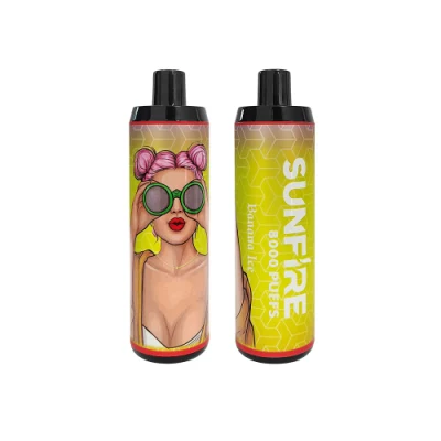 Newest Disposable Sunfire Vape 8000 Puffs Rechargeable Vapor Starter Kit Authentic Tornado Vape 8000 Puff Disposable Device