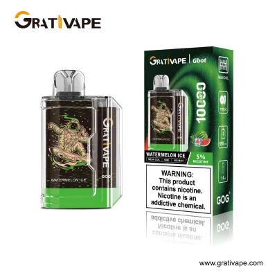 Grativape Gbot 10000 Puffs 5% Nic Vape to The Future 650mAh Disposable Elf E-Cigarette OEM&ODM Original Factory Wholesale Vape