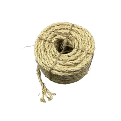 100% Natural Twisted Manila Sisal Sack Jute Hemp Twine Packing Rope