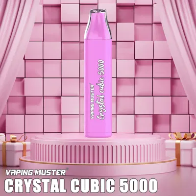 Vapingmuster OEM ODM Wholesale Crystal Cubic 5000 Puffs Popular Taste Mesh Coli Wholesale Disposable E Cigarette Vape