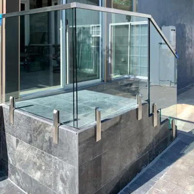 Free Sample Customizable Hotel Environment-Friendly Cost-Effective Glass Spigot Railing