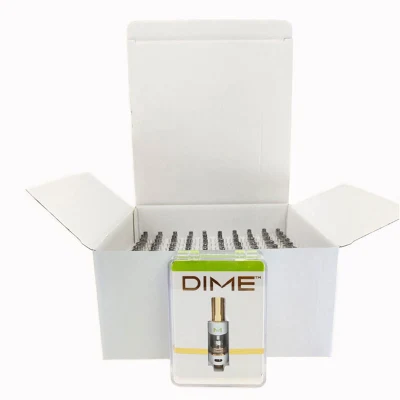 Good Quality 510 Thread Dime 1000mg Vape Carts No Leakage Gold Tip Dime Disposable Vape Pen Carts