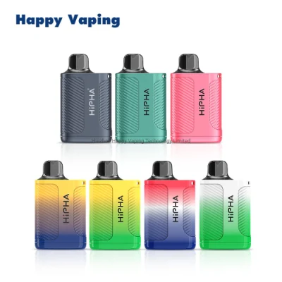 Good Price Hipha Disposable E21 Vaporizer Cost Effective Pod Replaceable Pure Taste 5000 Puffs Elf Lux Bars Pod 1200 Lava Juice Mon Max Vapes