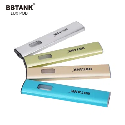 High Quality Bbtank Lux Custom 1ml Hhc Delta 10 D8 Pod Postless Disposable Vape Pen