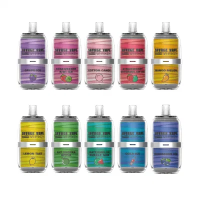  EU Warehouse High Quality Savage Whiskey 16000 Puff 15000 12000 5% Nic Crystal Pod Pen Hookah Airflow Control Vaper E Cigarette Disposable Vape 16K 15K 12K